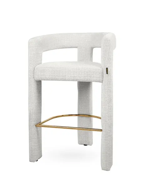 Scaun de bar LIRVEN H67 CM - Alb