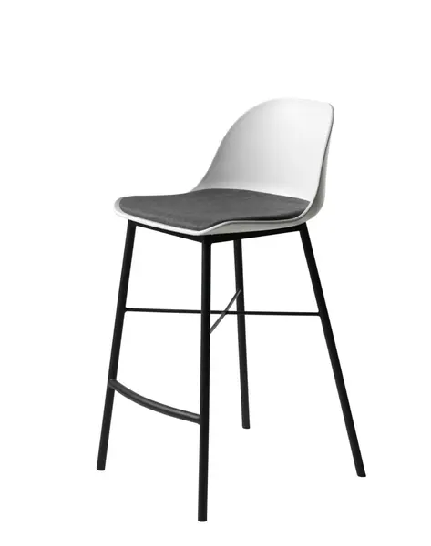 Scaun de bar NAERON H68 CM - Alb