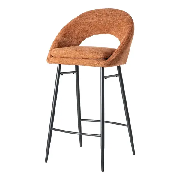Scaun de bar NILO H75 CM - Orange