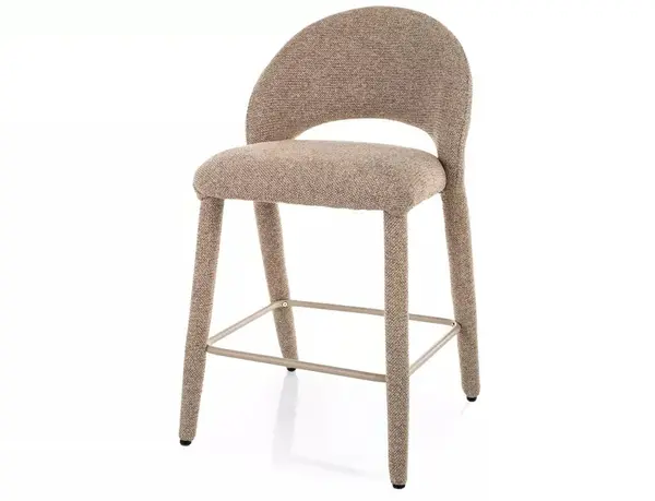 Scaun de bar NORKEL H62 CM - Beige