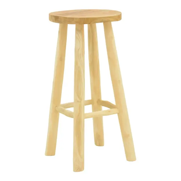 Scaun de bar Nusiwo Natural 35x35x70 cm