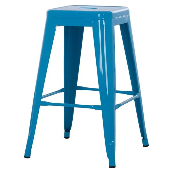Scaun de bar PARISIAN H67 CM - Albastru