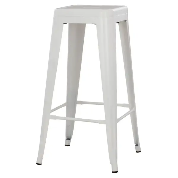 Scaun de bar PARISIAN MATT H78 CM - Alb