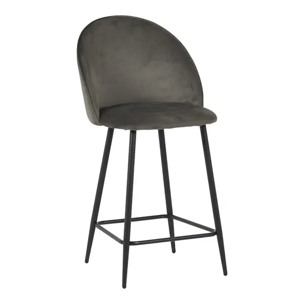 Scaun de bar Perch Antracit 50x43x99 cm