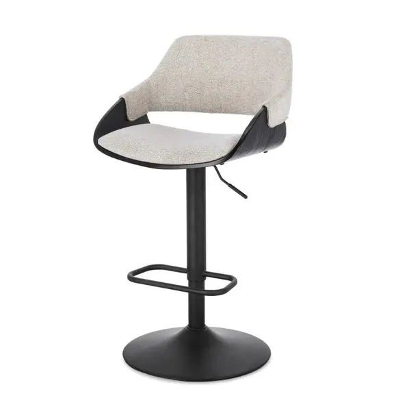 Scaun de bar ROXANNE RAINY H62/83 CM - Cream