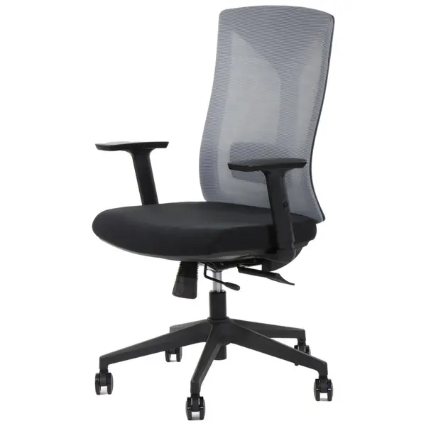 Scaun de birou CYRON BLACK LEG - Grey