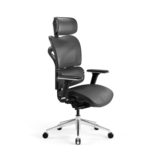 Scaun de birou Diablo V-Commander: negru-gri Scaun de birou Diablo V-Commander: negru-gri