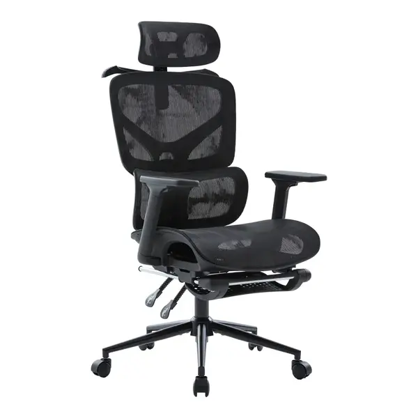 Scaun de birou executive Vigo pakoworld mesh, culoare neagra, 52x70x118-124cm Scaun de birou executive Vigo pakoworld mesh, culoare neagră, 52x70x118-124cm