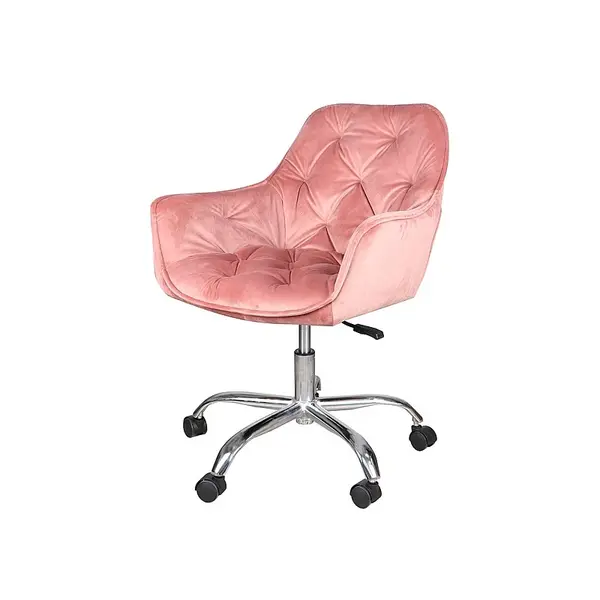 Scaun de birou GARRY VELVET - Roz