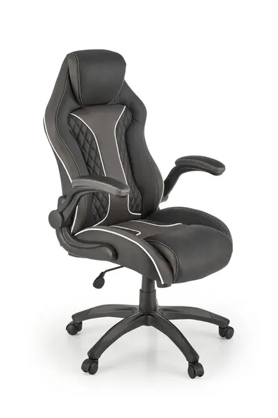 Scaun de birou Hamlet negru/gri H124 cm