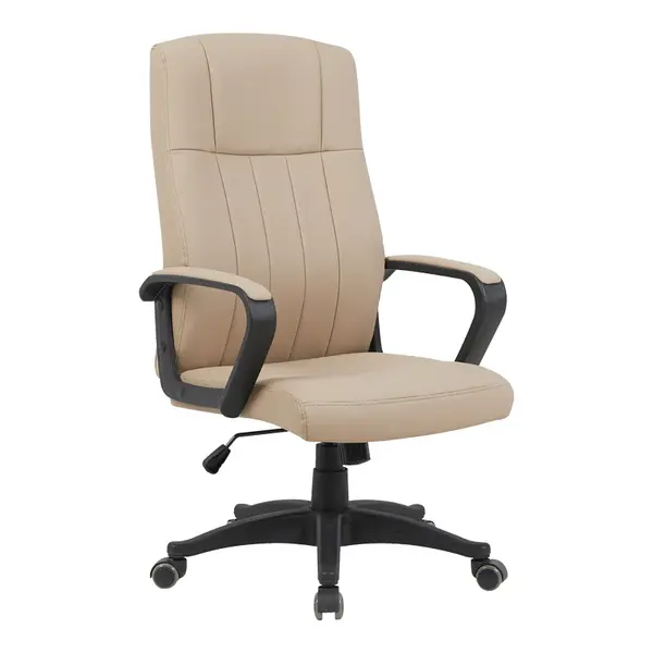 Scaun de birou managerial Roby, Cappuccino, 60x70x110 cm