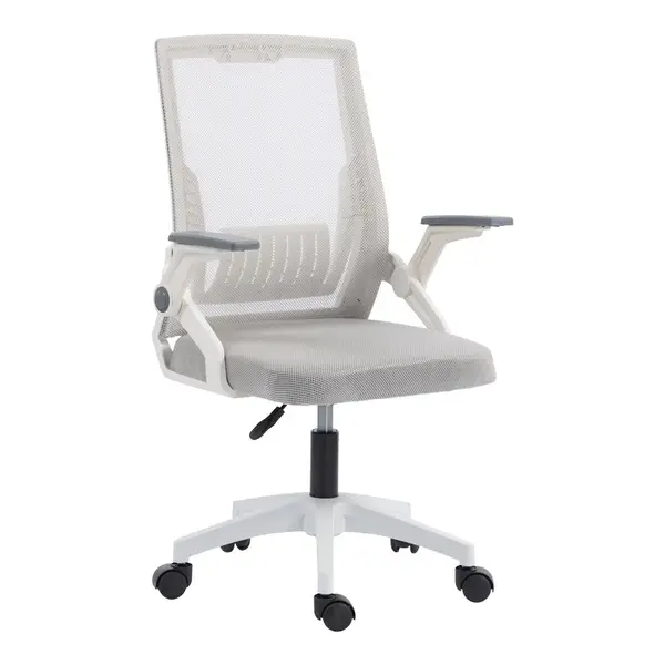 Scaun de birou, Penza, Alb, 58x48x102 cm