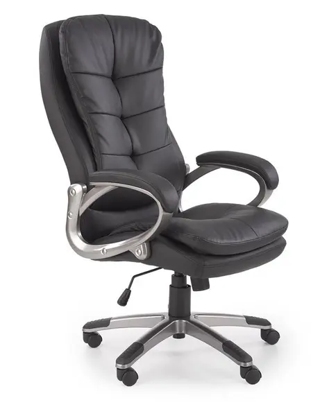 Scaun de birou Preston negru - H124 cm