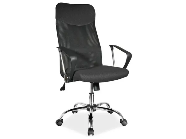 Scaun de birou Q-025 material negru