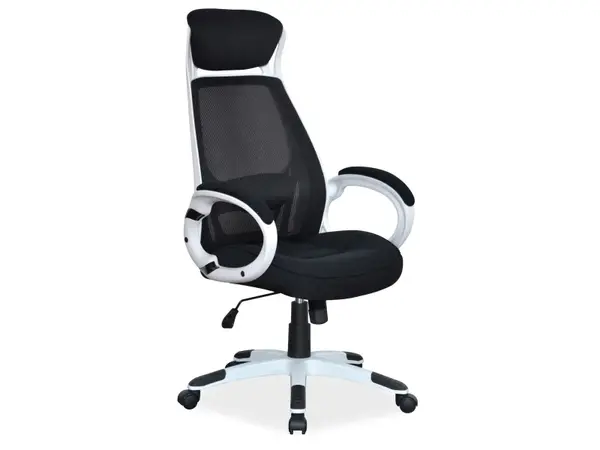 Scaun de birou Q-409 negru/alb
