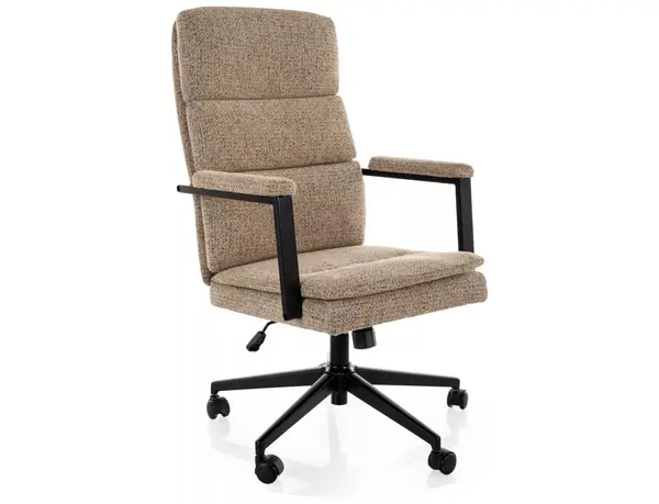 Scaun de birou rotativ Q-090 Noelle bej închis 33