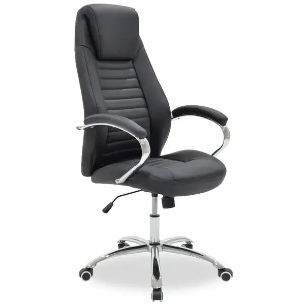 Scaun de birou Sonar Pakoworld Manager cu tapiterie PU, culoare negru Scaun de birou Sonar Pakoworld Manager cu tapițerie PU, culoare negru