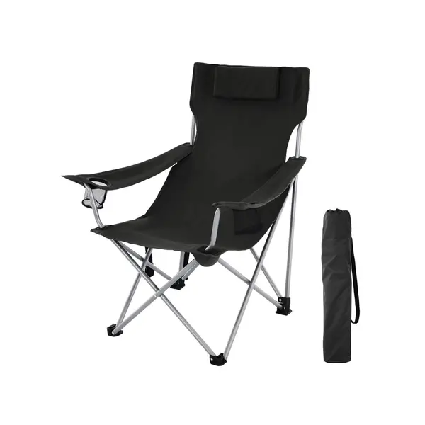 Scaun de camping Songmics Negru 81x70x91 cm