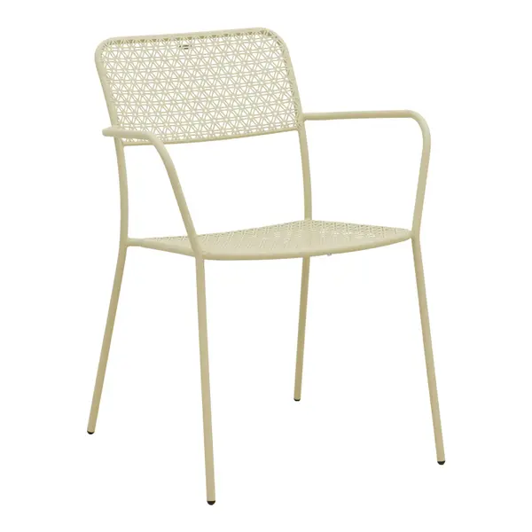 Scaun de exterior Federal, Crem, 57x58x82 cm
