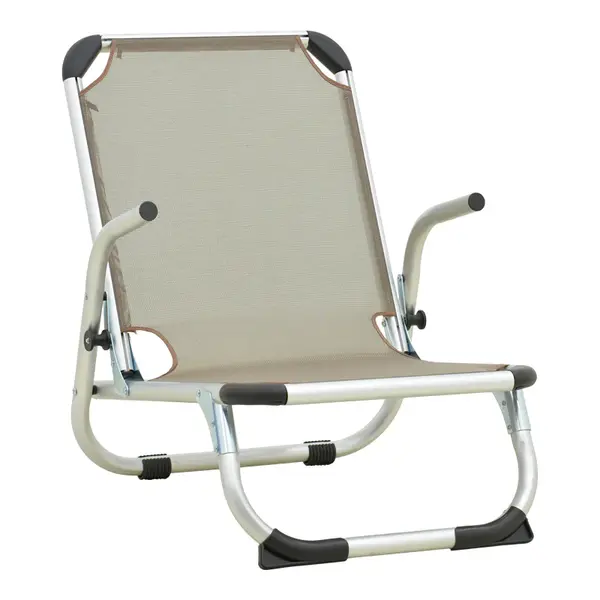 Scaun de exterior Playa, Silver-Champagne, 54x72x63 cm