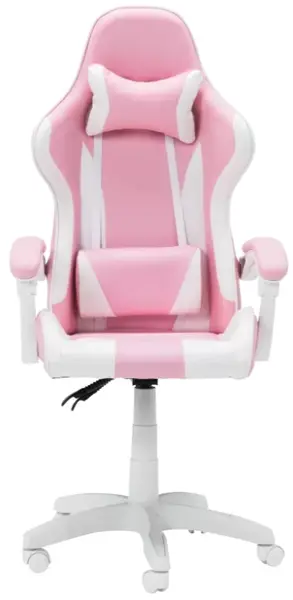 Scaun de gaming Carmen - 6311,alb/roz