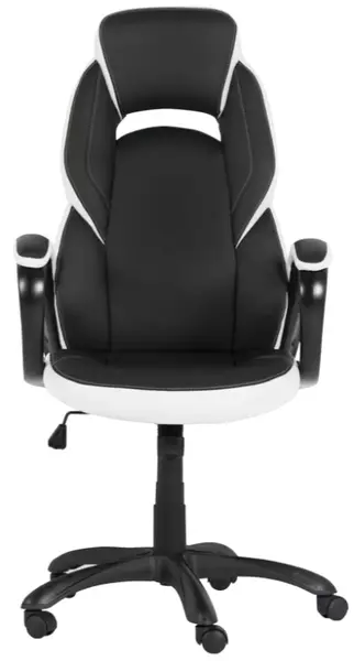 Scaun de gaming Carmen - 7511,negru/alb