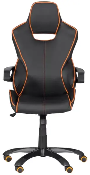 Scaun de gaming Carmen - 7513, negru/portocale