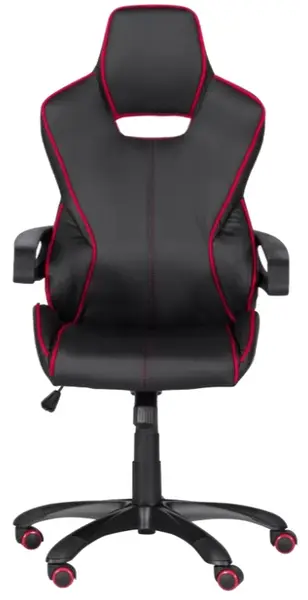 Scaun de gaming Carmen - 7513, negru/roșu