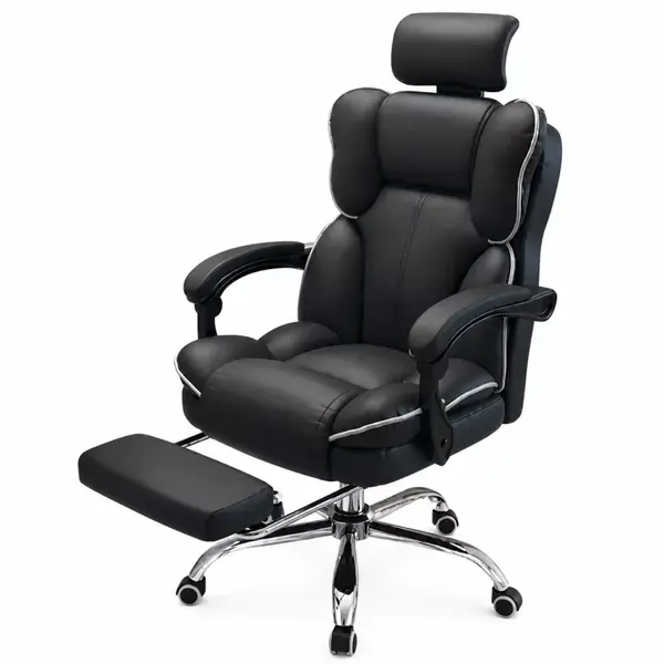 Scaun de gaming cu inclinare pana la 120&deg;, tetiera reglabila - dimensiuni 650 mm x 520 mm x 1220&ndash;1320 mm
