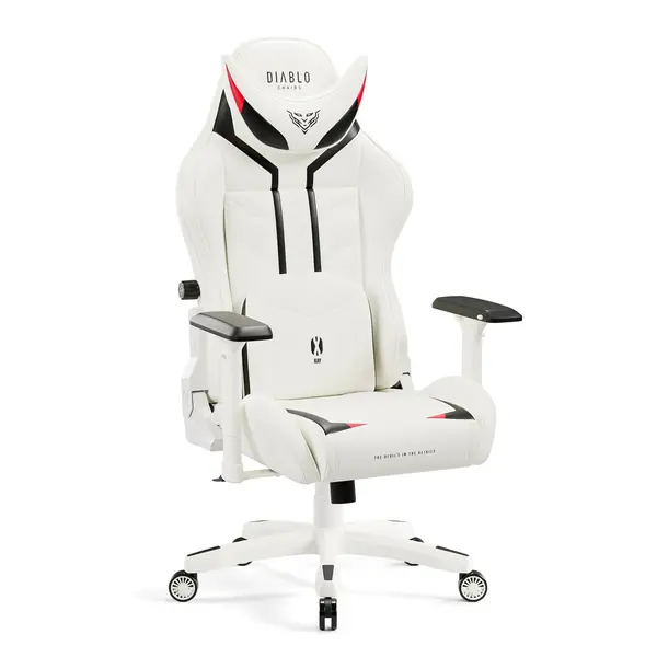 Scaun de gaming Diablo X-Ray 2.0 King Size: Alb-Negru Scaun de gaming Diablo X-Ray 2.0 King Size: Alb-Negru