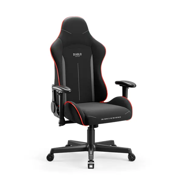 Scaun de gaming LED Diablo X-Starter: negru Scaun de gaming LED Diablo X-Starter: negru