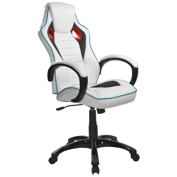 Scaun De Gaming, multicolor, roșu, alb