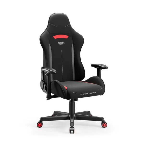 Scaun de gaming pivotant Diablo X-Starter negru si rosu Scaun de gaming pivotant Diablo X-Starter negru și roșu