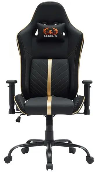 Scaun de gaming RFG - ON LEGEND, negru/auriu