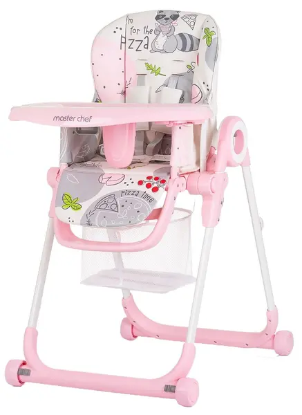 Scaun de luat masă Chipolino - Master Chef, flamingo