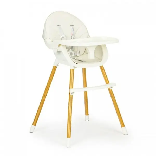 Scaun de masa copii Ecotoys, 2 in 1, sezut confortabil, tava reglabila, bej KID972227, la doar 292,00 lei