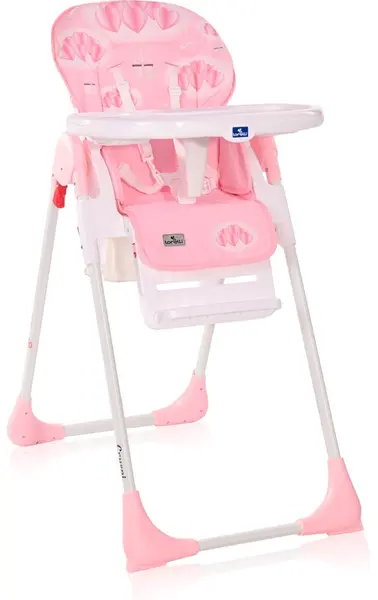 Scaun de masa copii Lorelli - Cryspi, Pink Hearts