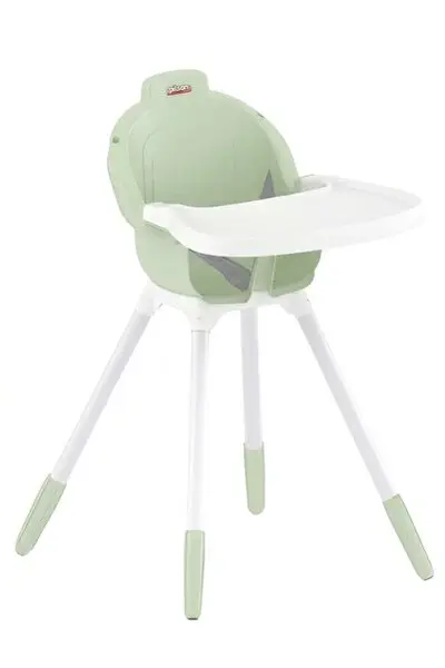 Scaun de masa pentru copii Pilsan Comfort Green,tavita detasabila spatioasa,centura de siguranta,montaj rapid,greutate admisa 40 kg