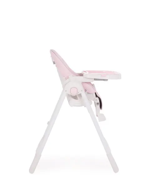 Scaun de masa pliabil pentru copii KikkaBoo Pastello Pink cu inaltime reglabila in 7 pozitii,spatar reglabil in 5 pozitii,centuri de siguranta,tava dubla detasabilareglabila,pliere compacta