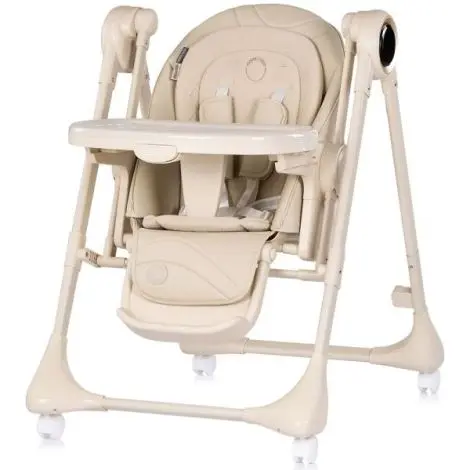 Scaun de masa si leagan electric Chipolino Master Class 2 in 1 latte