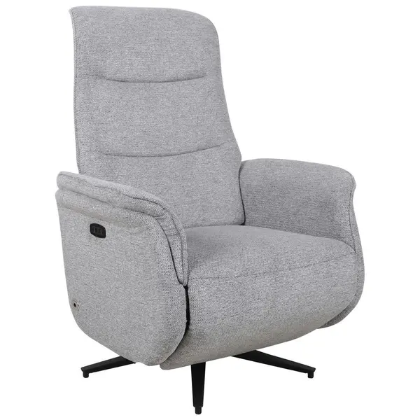 Scaun De Relaxare din metal, textil, gri