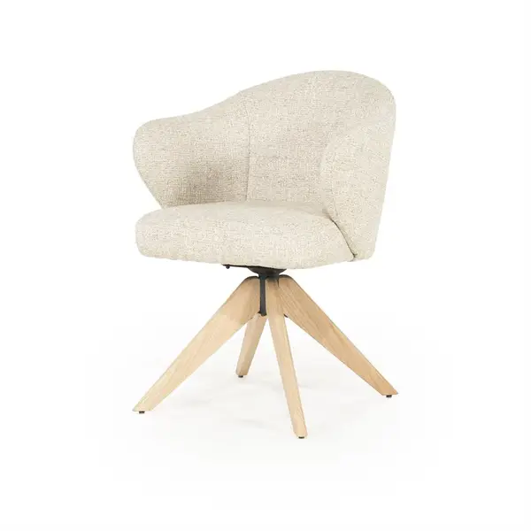 Scaun DELNOR NATUREL - Beige