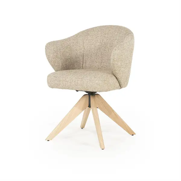 Scaun DELNOR NATUREL - Taupe