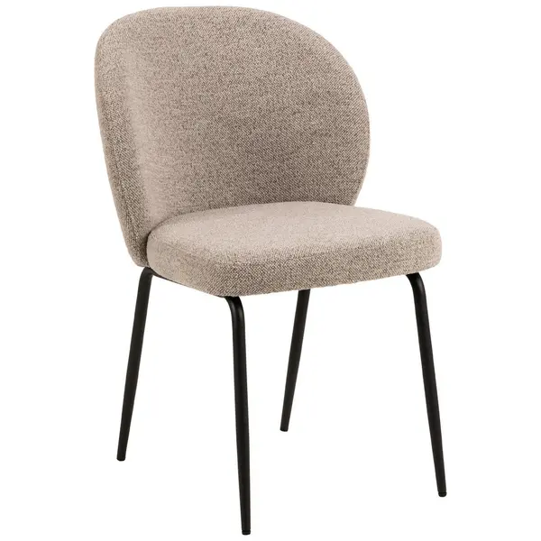 Scaun din textil, bej