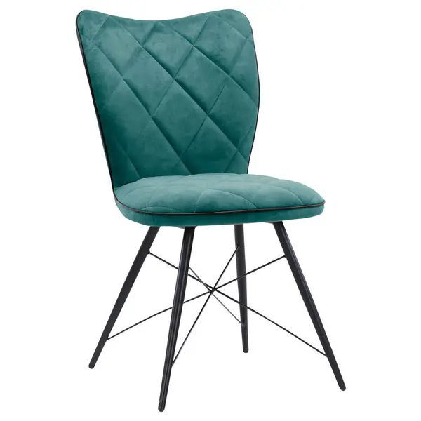Scaun din textil, petrol