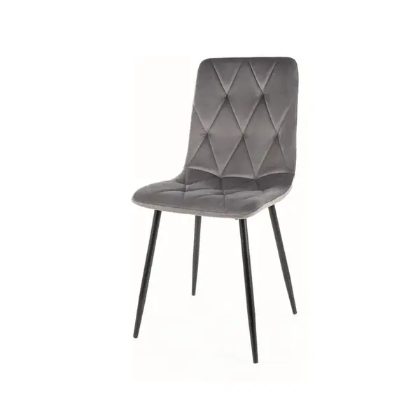 Scaun DOYLE VELVET - Gri inchis