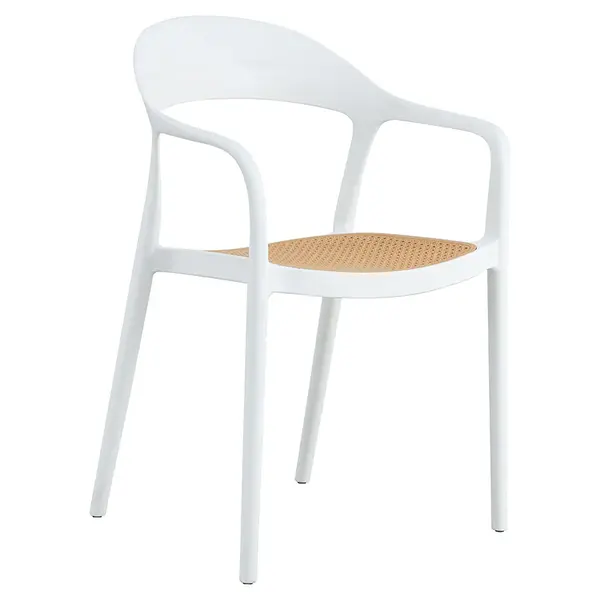 Scaun Ember cu protectie UV, Alb - Bej, 52x56x81 cm