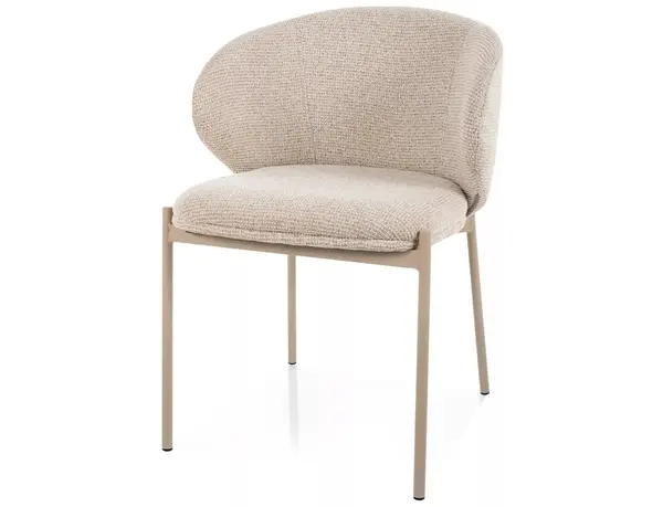 Scaun FARGION BEIGE LEGS - Cream