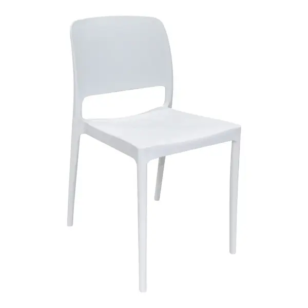 Scaun Fenxy pakoworld, culoare alb, 38x42x77cm Scaun Fenxy pakoworld, culoare albă, 38x42x77 cm