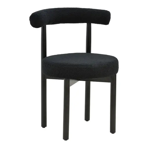 Scaun Fenza Negru 60x54x75 cm